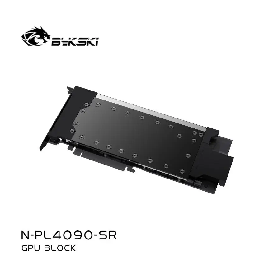 Bykski GPU Block Use for Peladn / NVIDIA RTX 4090 Turbo Version Video Card T2 Red Copper Material /Dense Waterways N-PL4090-SR