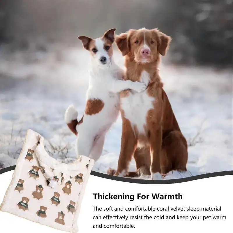 Autumn Winter Pet Dog Clothes Cloak Blanket French Bulldog Puppy Warm Windproof Jacket Sweaters For Small Dog Chihuahua Dog Coat 5
