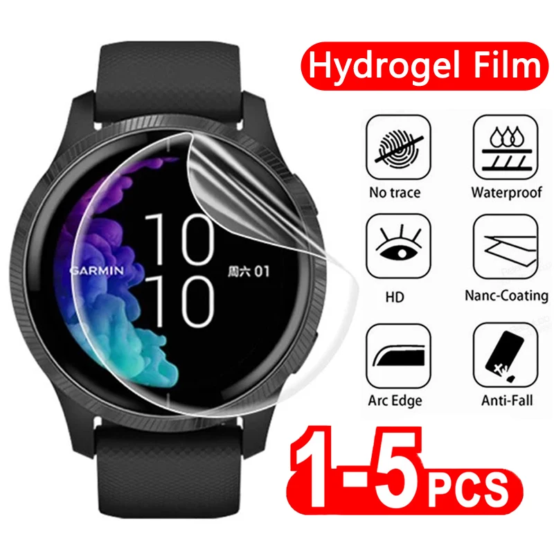 3D Clear Hydrogel Protective Film For Honor Watch Magic 2 Screen Protector Cover For Huawei Watch GT2 GT 2E 42mm 46mm Smartwatch