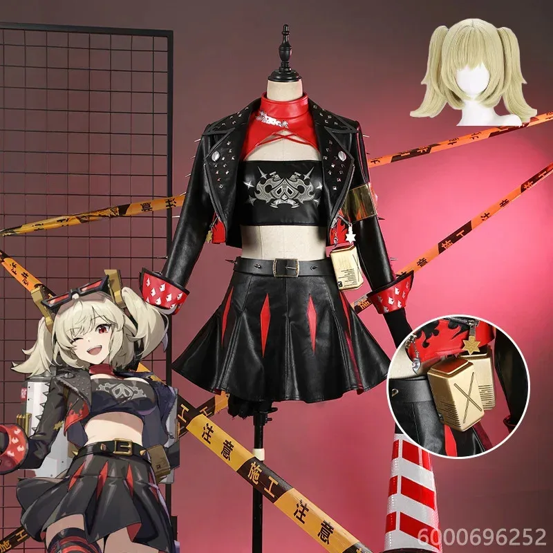 

Zenless Zone Zero Bernice Cosplay Costume Game Anime Outfit Punk Fashion Clothes Halloween Party Dress Outfit High Quality Cos
