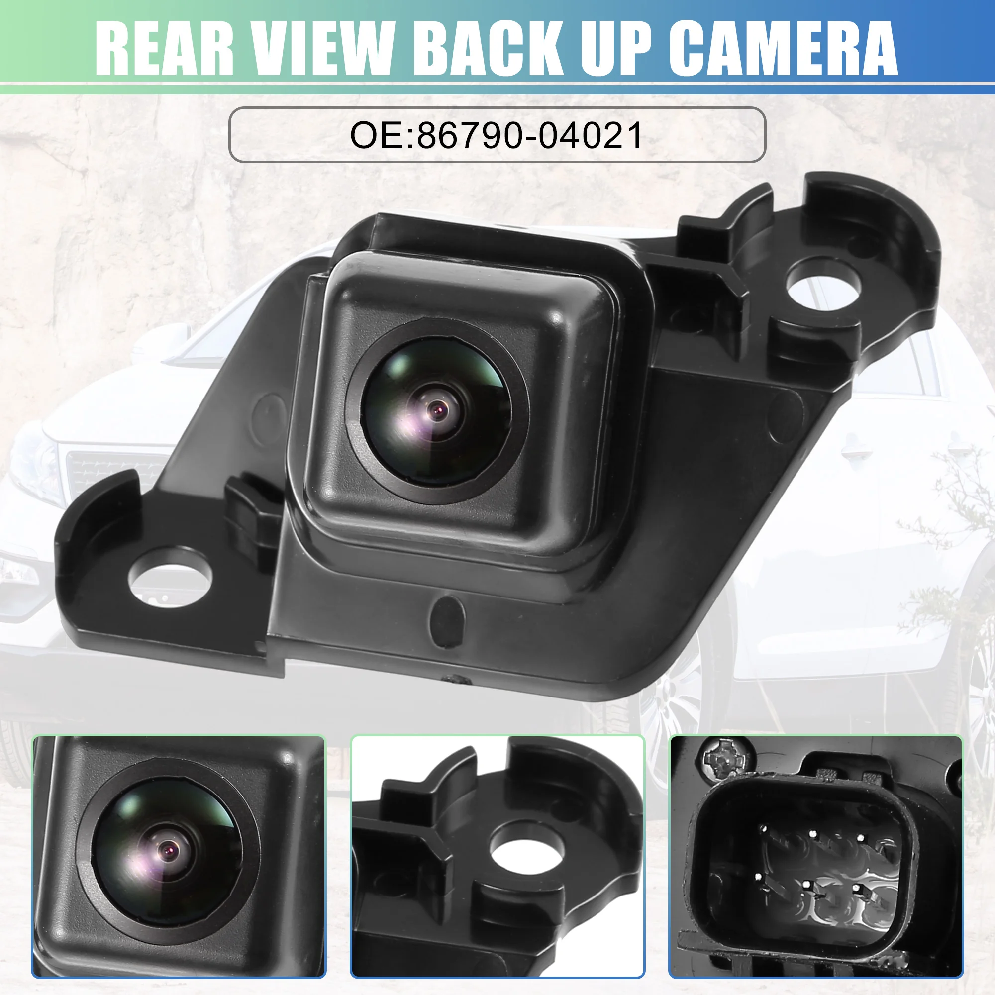 

UXCELL Rear View Back Up Camera 86790-04021 8679004020 Rear Park Assist Reverse Camera for Toyota Tacoma 2013-2015