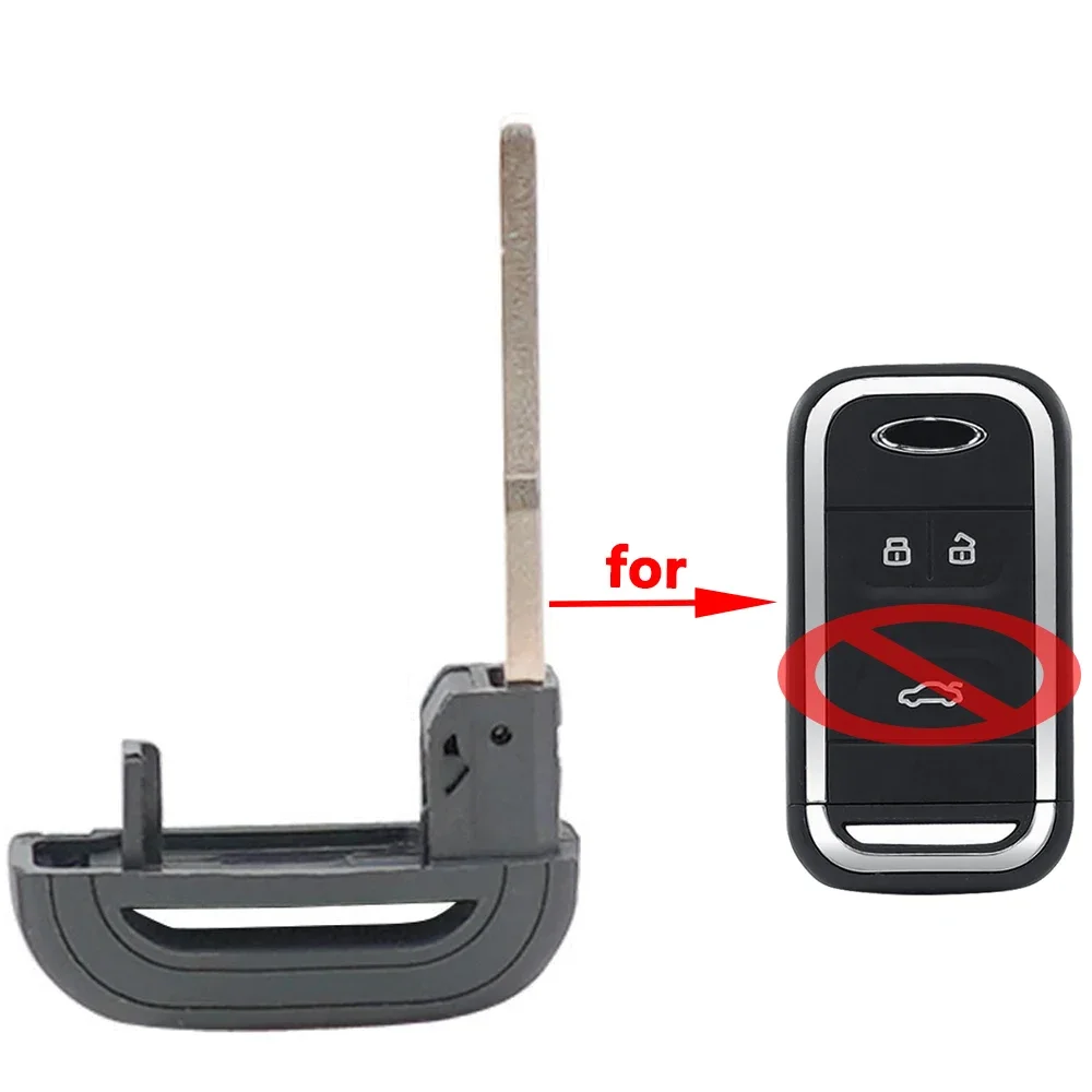 XNRKEY  for Chery Tiggo 8 Plus Tiggo 7 Tiggo 8 Plus 6Pro Arrizo 5 6 7 Smart Uncut Blade Emergency Insert Blank Key