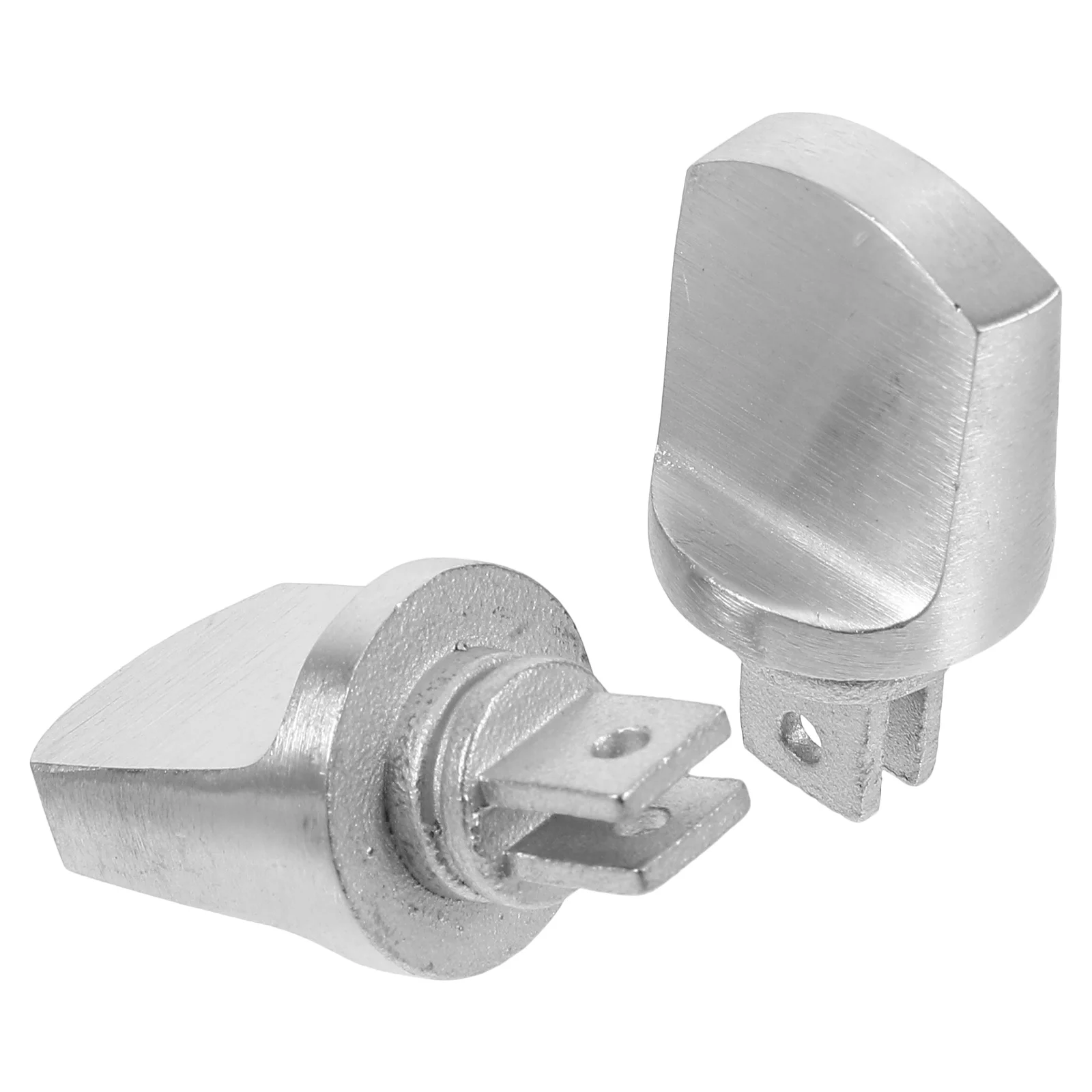 

2 Pcs Steel Knob Locking Bedroom Interior Door Lock Replacement Knob Front Metal Silver Hardware Door Lock Replacement