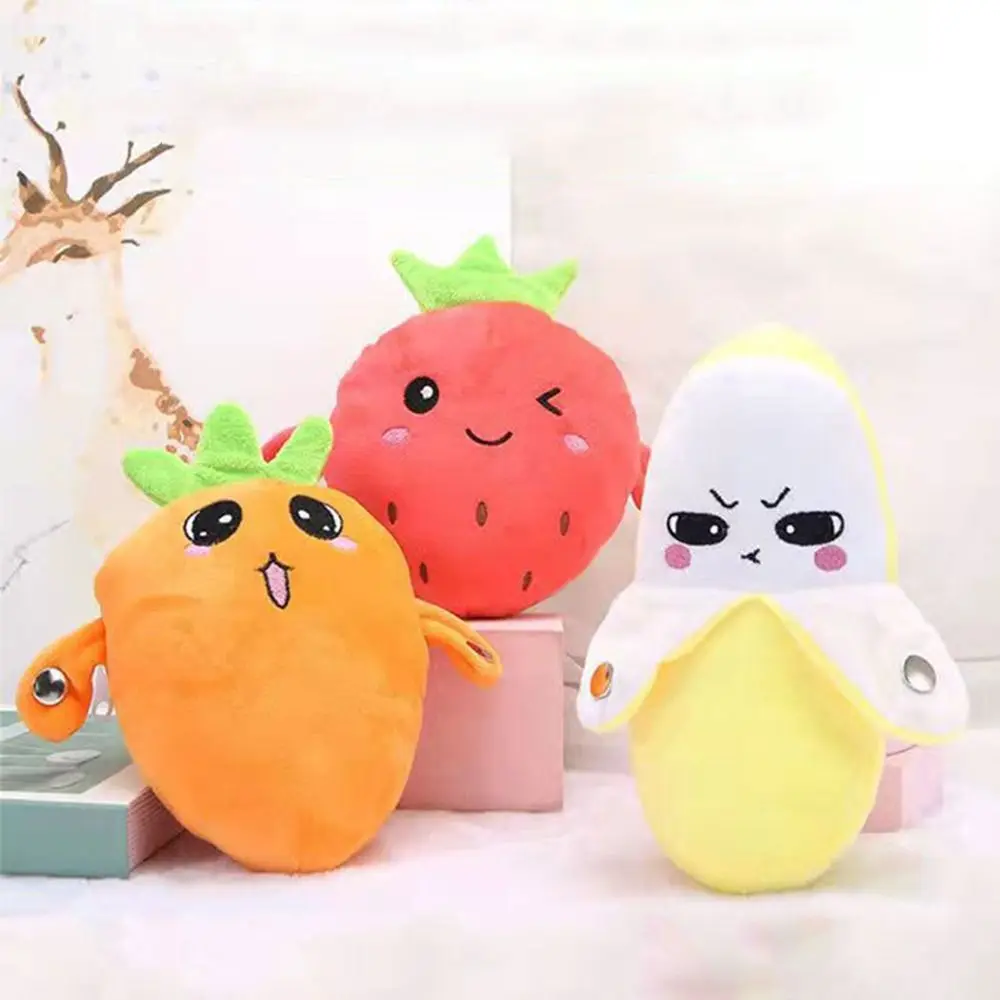 Regalo Creativo Metronomo a induzione di frutta Simpatico ritmo musicale morbido Regali di compleanno ripieni Percezione musicale di frutta ripiena