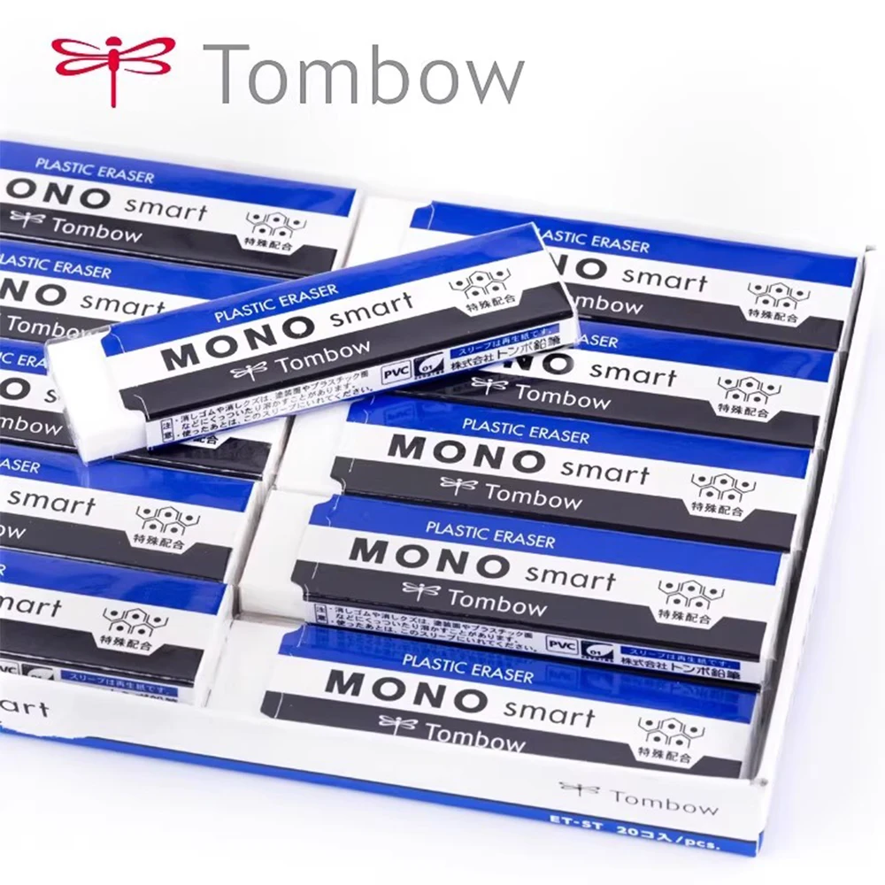 5pcs Japan Tombow MONO Series Ultra-Thin Drawing Eraser, Detail Correction, Soft and Clean, Student Stationery Cute Eraser
