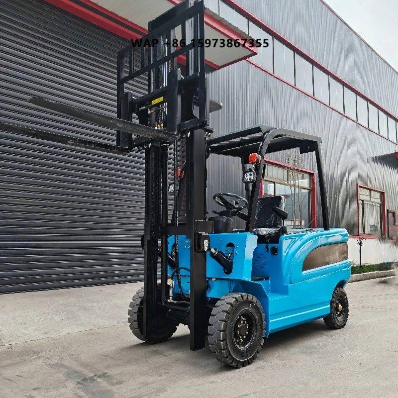 Factory Price Electric Mini Forklift 1 Ton  3 Ton Lithium Battery Lift Height 0-4000mm Electric Stacker Farm All Terrain