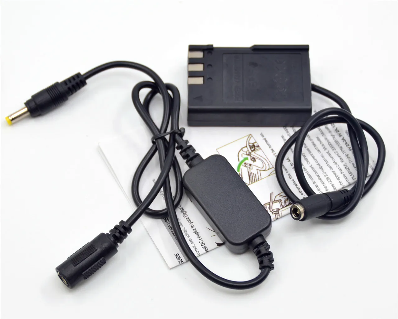 EN-EL9 Dummy Battery EP-5 DC Coupler 12V-24V Step-Down DC Cable for Nikon D40 D40X D60 D3000 D5000 Camera - view 3