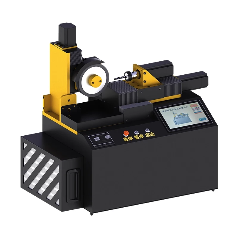 Milling cutter sharpener fully automatic small grinding machine 2/3/4 blade alloy round nose tungsten steel knife special grindi