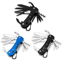 11 IN 1 Swiss Knife Fold Army Edc Gear Knife Survive Pocket Hunting Outdoor Camping Survival EDC Knife HandTool Multitool