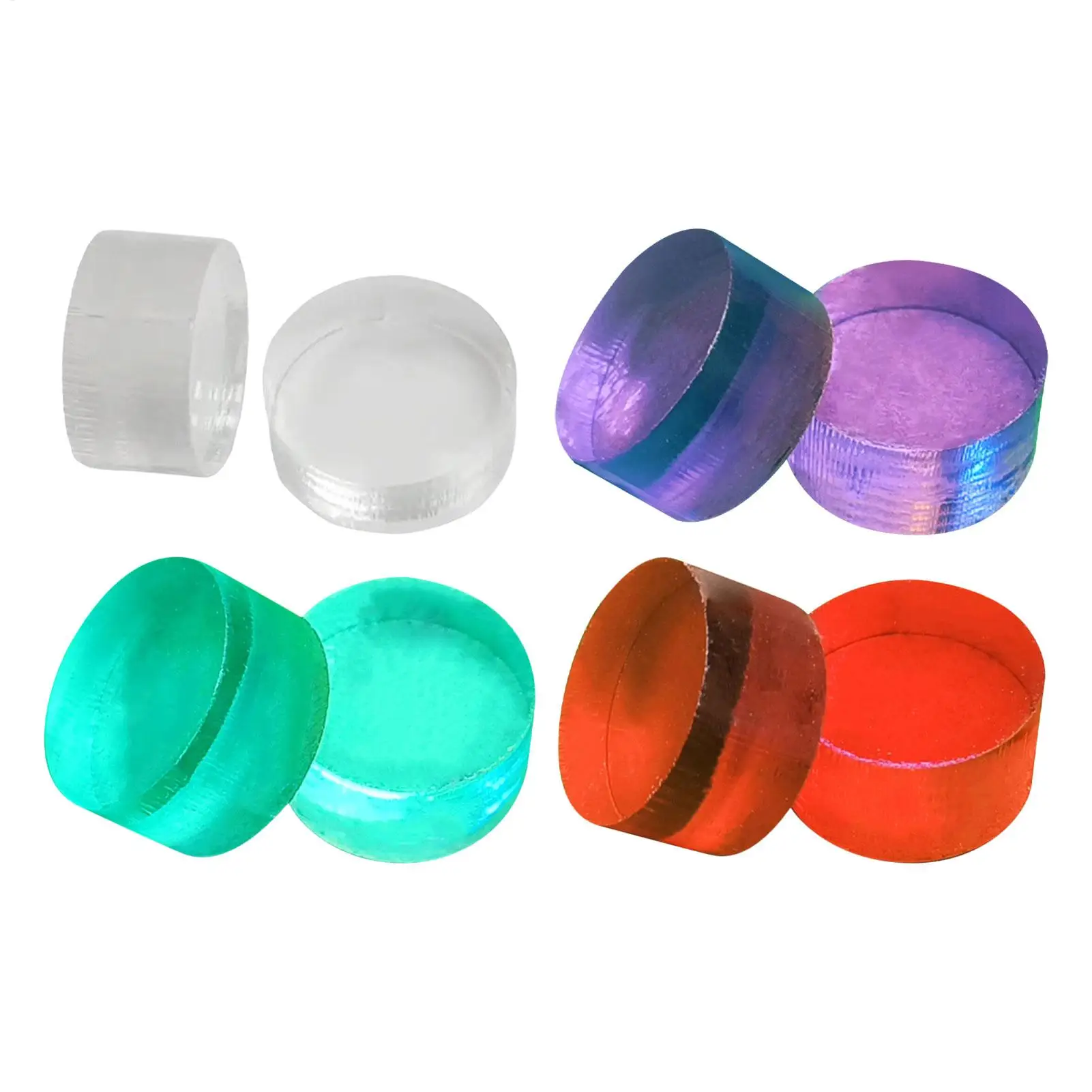 

6pcs Professional Pool Cue Tips Replacement Enhanced Spin Control & Durability Snookers Billiard Accessories