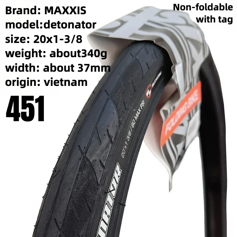 Maxxis TORCH DETONATOR 20x1.5/2.1 20x1-3/8 20x1-1/ 2 Folding Bike Tire Steel Wire Tire 406 451 Rim 20x1.5/2.1 20x1-3/8 20x1-1/ 2