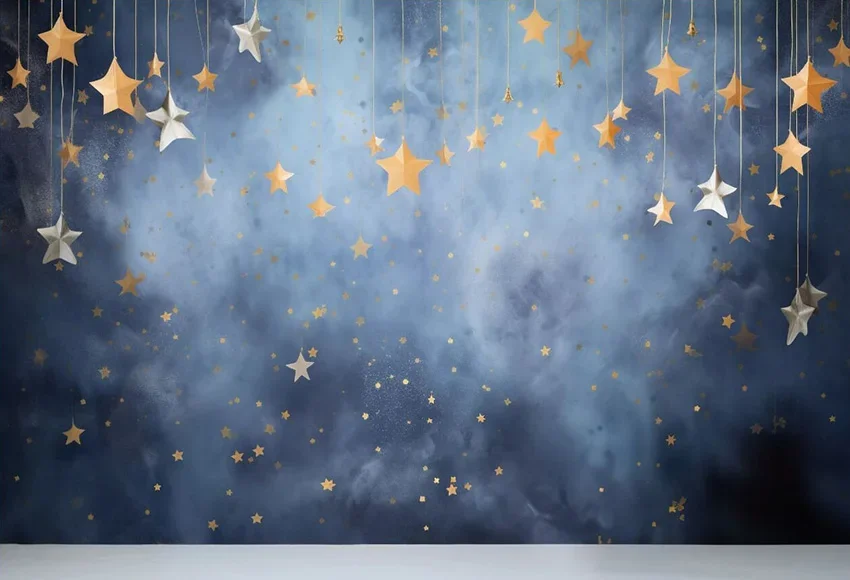 Mehofond Photography Background Glitter Stars Moon Curtain Child Birthday Party Cake Smach Portrait Decor Backdrop Photo Studio