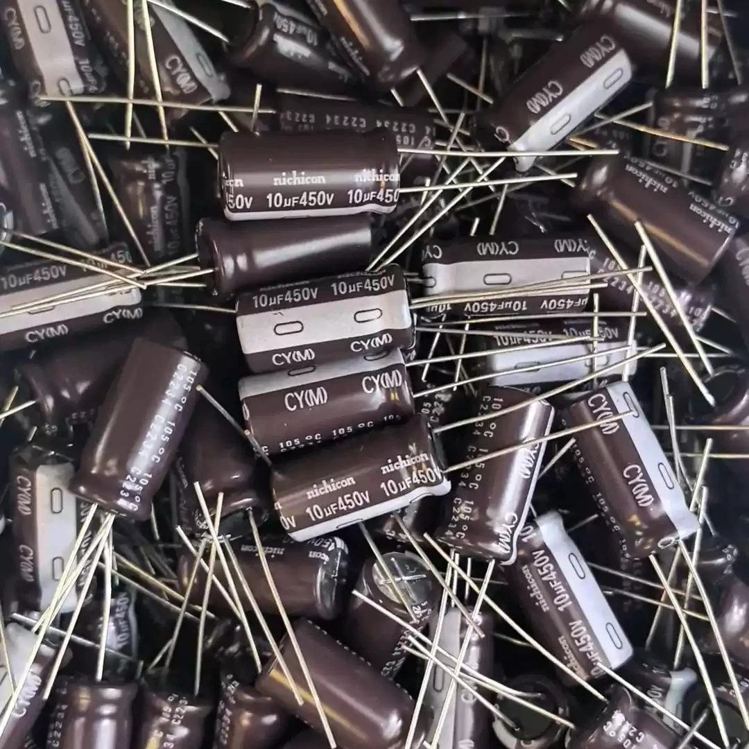 10pcs-Original Nijikang Aluminum Electrolytic Capacitor 450V10UF Long Life High Frequency Low Resistance 10UF450V
