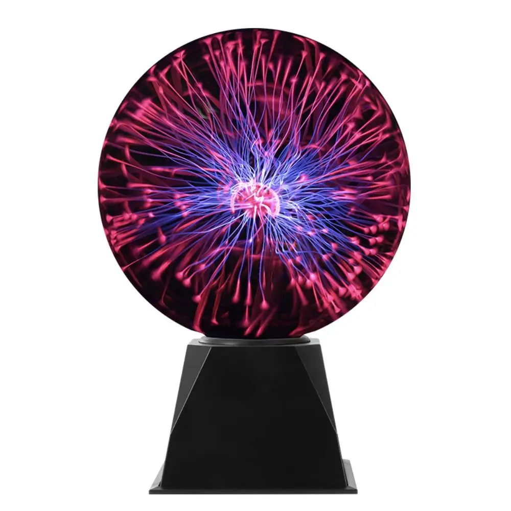 Novelty Touch Magic Plasma Ball Lamp Sensitive Atmosphere LED Night Light 5/6/8in LED Static Ball Party