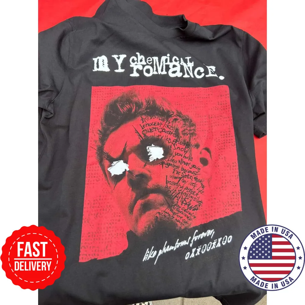 New Merch My Chemical Romance The Black Parade Tour 2025 Mikey Way T-shirt SF