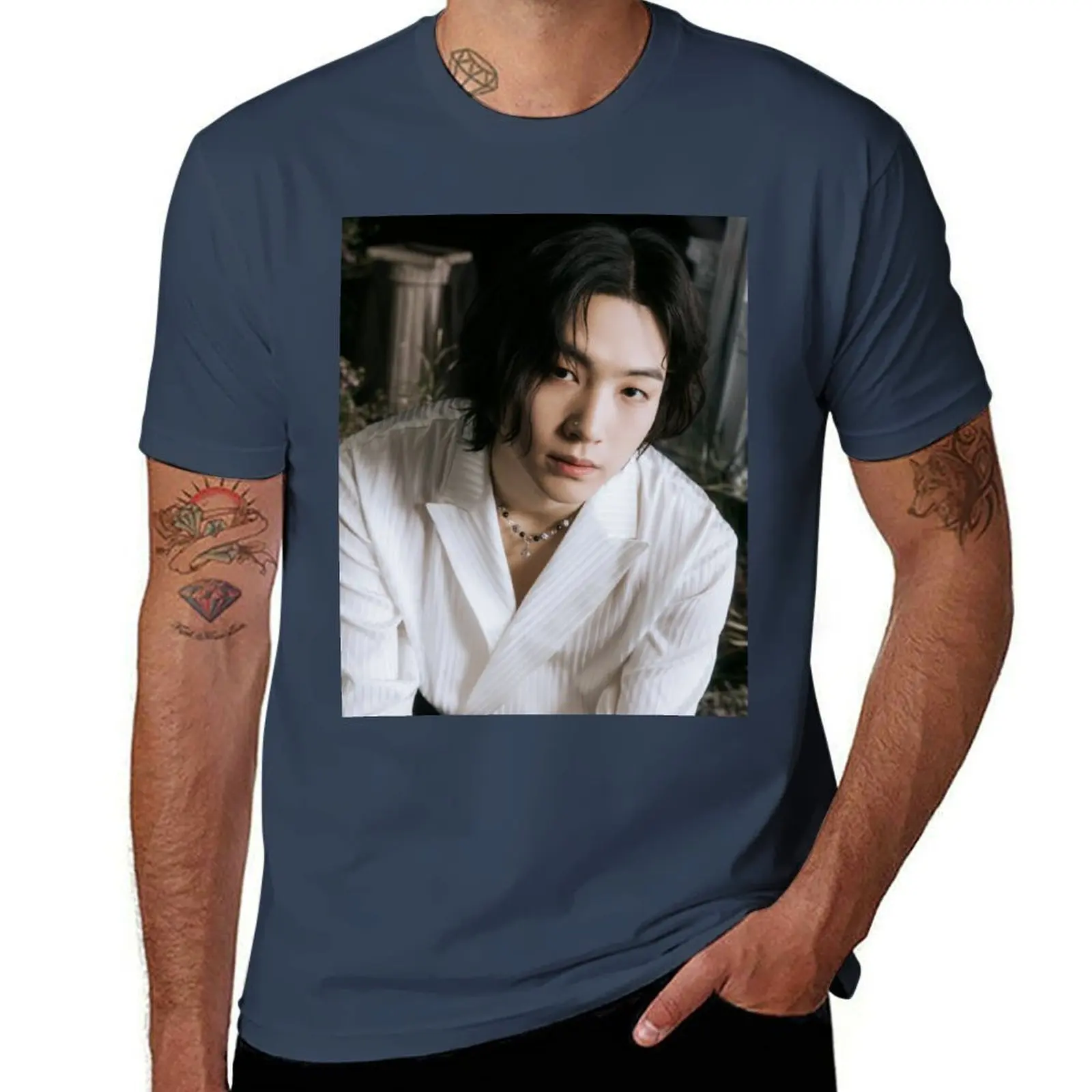 

GOT7 NOT BY THE MOON JB T-Shirt funny t shirts man t shirts cotton 100% T-Shirt