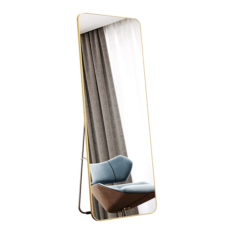 Customized home floor-to-ceiling full-length mirror, simple all over the body, large mirror in the living room and bedroom