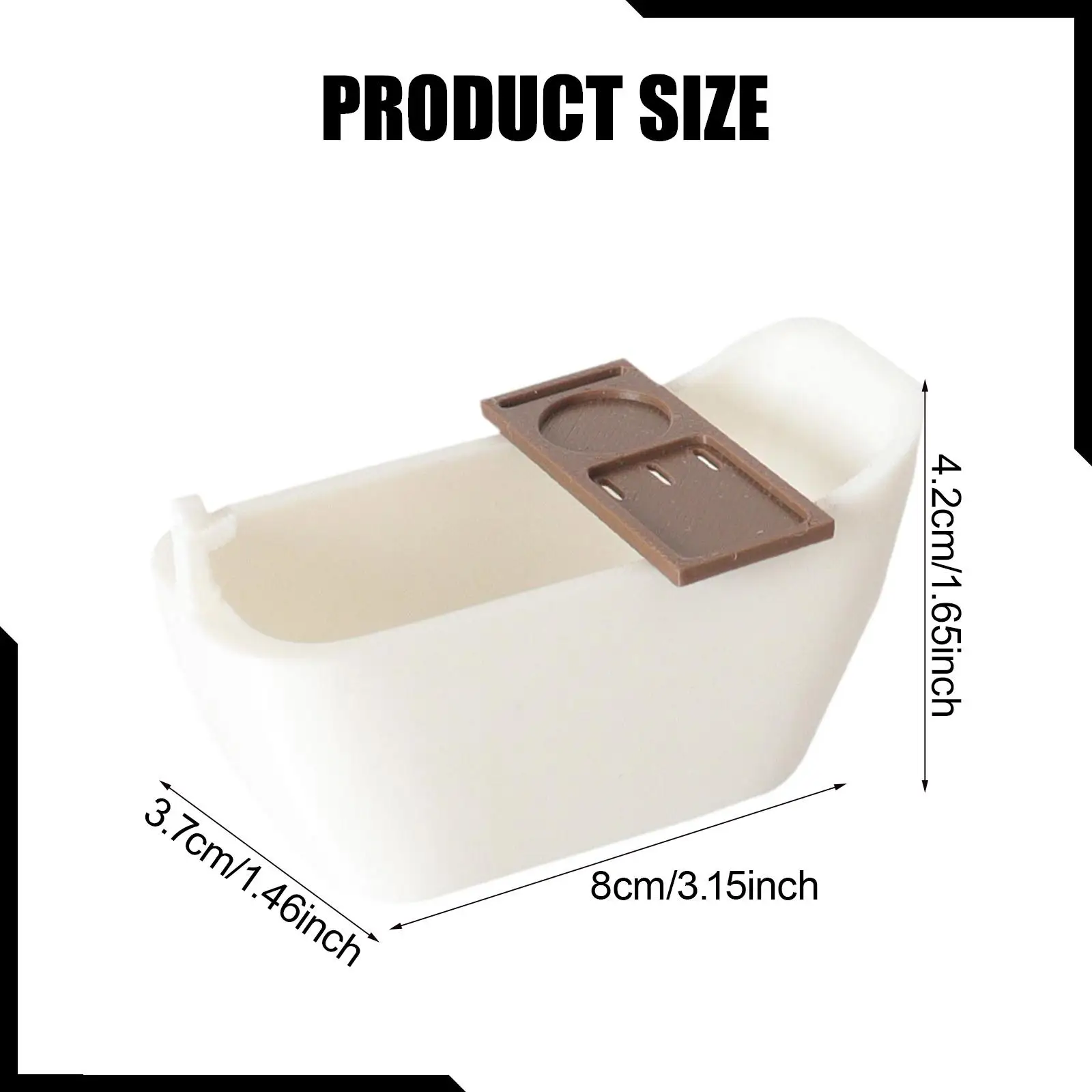 حوض استحمام لبيت الدمى، ديكور نموذج مشهد الحياة، زينة المناظر الطبيعية الصغيرة، حوض مصغر محاكاة مع صينية #6