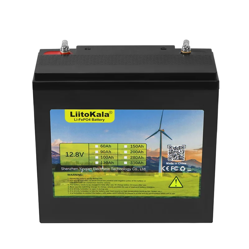 LiitoKala 12.8V 32AH LiFePO4 Battery pack 12V 14.6v with BMS Lithium Iron Phosphate Batteries Motorcycle ignition inverter Solar