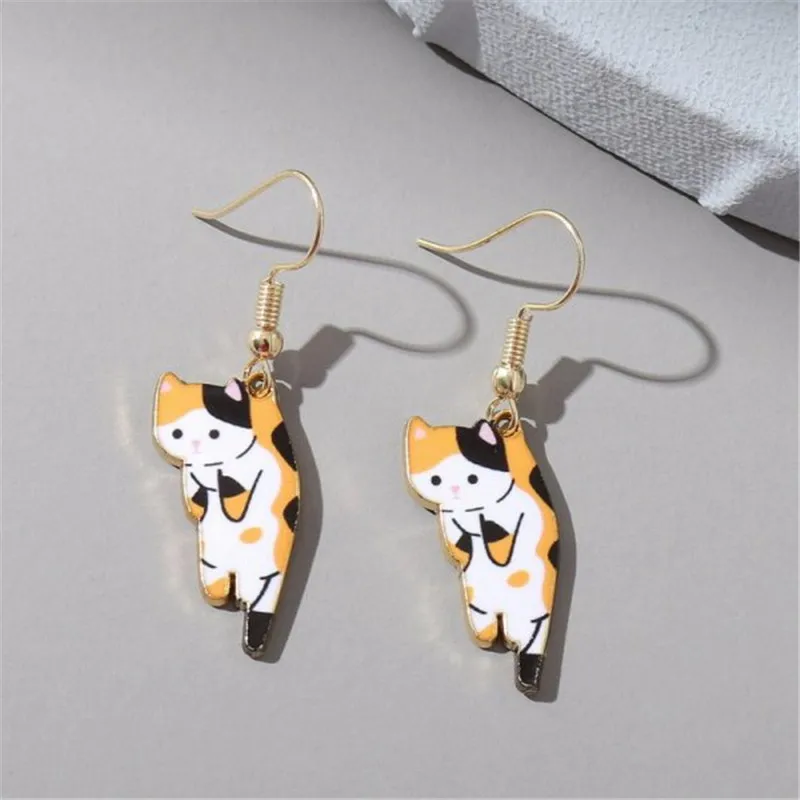 2023 Neue Lustige Kleine Schwarze Katzen-Ohrringe für Frauen, Modische Niedliche Tier-Ohrstecker, Mode-Party-Schmuck, Geschenke, Großhandel – Detail 29
