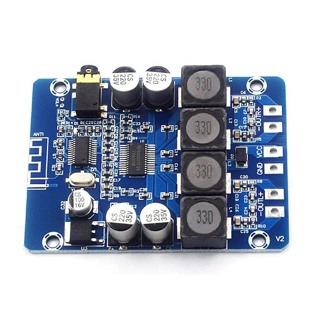 TPA3118 2X30W Dual Channel Stereo Audio Bluetooth Digital Power Amplifier Board Amplificador XH-M314 Original Chip DC 8V-26V