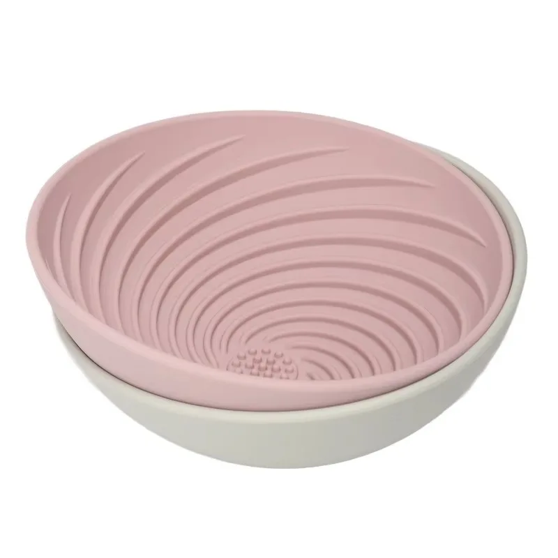

Wholesale Eco Friendly BPA FREE Silicone Dog Feeding Lick Rounded Non-automatic Beautypet Food Bowl