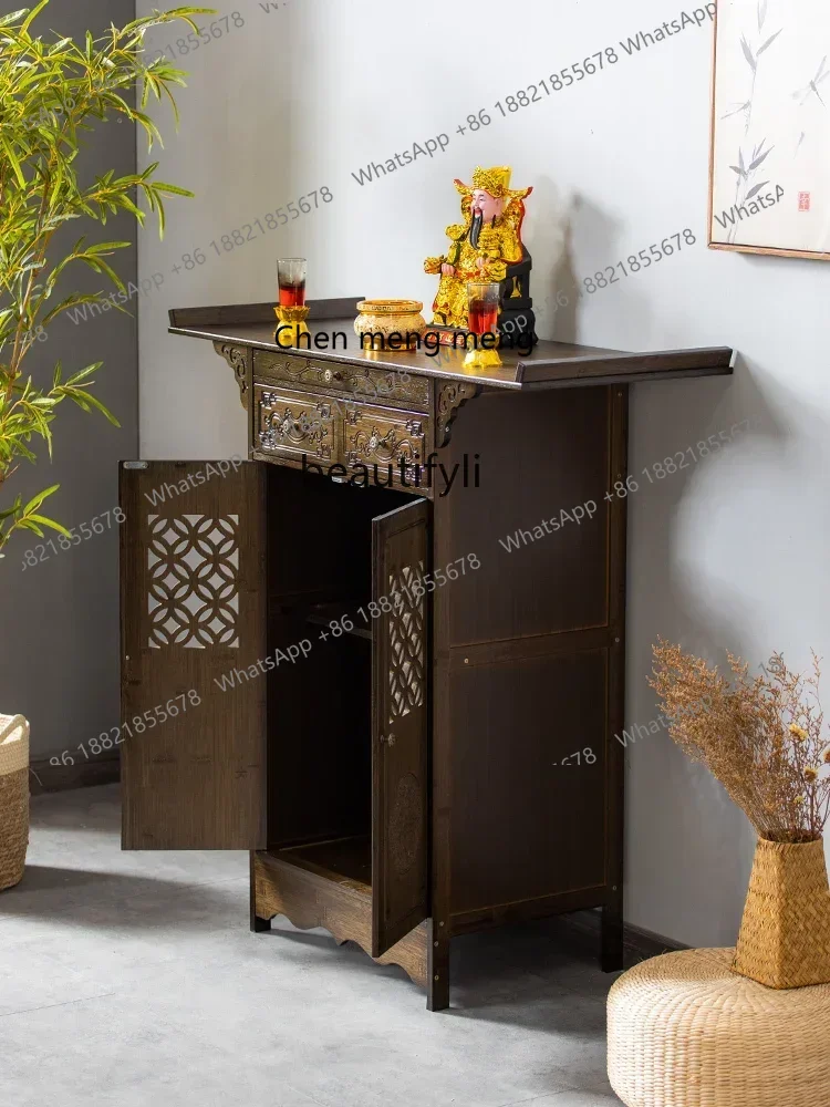 D178 H Chinese Style Altar Buddha Cabinet Buddha Table Altar Buddha Shrine Economical Incense Burner Table a Long Narrow Table