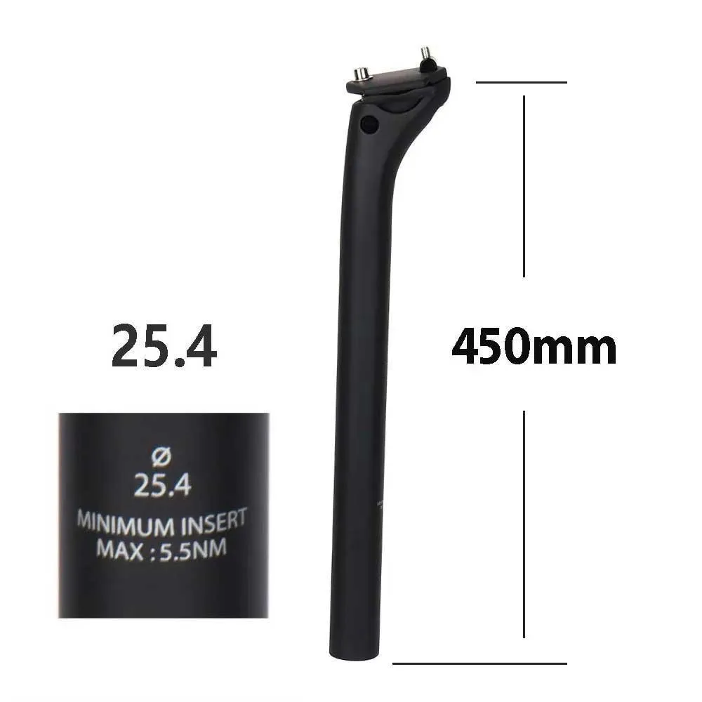 ELITAONE MTB Carbon Seat Post Offset 20mm 25.4 27.2 30.9 31.6mm Mountain/Road Bike Seatpost 350-450mm Light 150g image 3