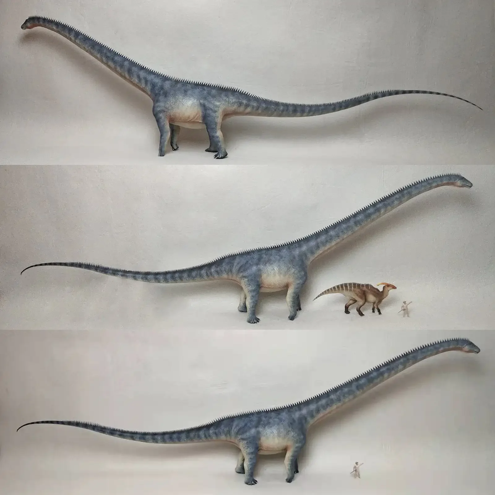 

1/35 Barosaurus Dinosaur Animal Model Collector Scene Decor Gift Toy Adult GK Kit Realistic Educational Unisex Action Figure