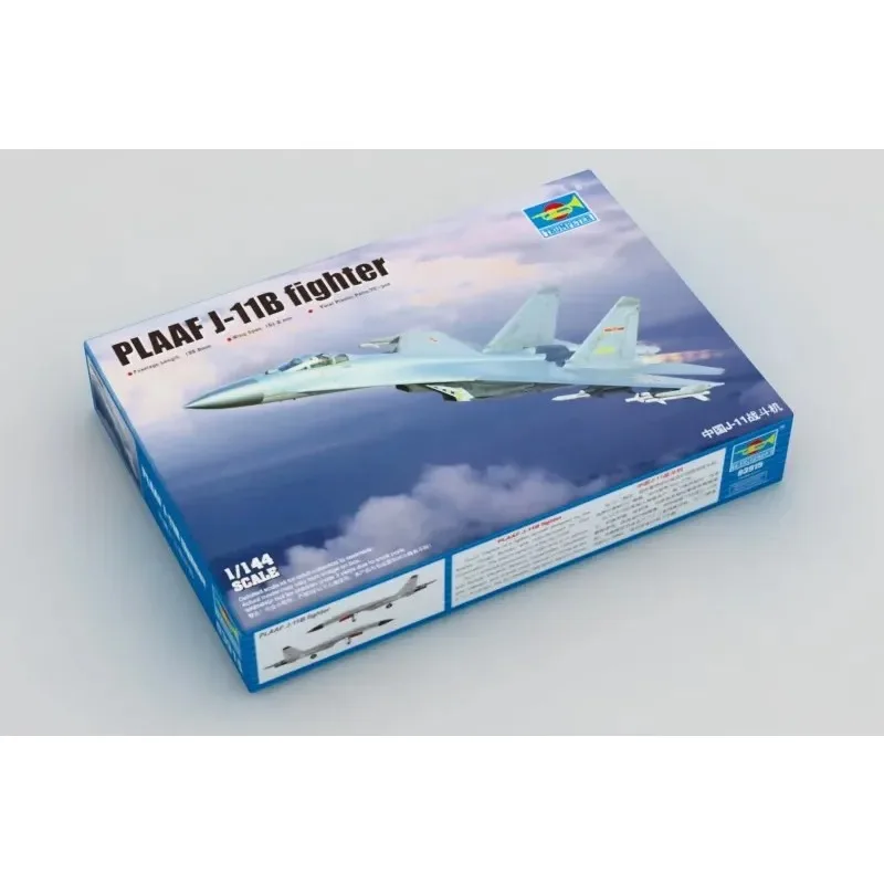 Trumpeter 1/144 03915 PLAAF J-11B vechter militaire assemblage schaalmodel kit DIY speelgoed, collectie verjaardagscadeau