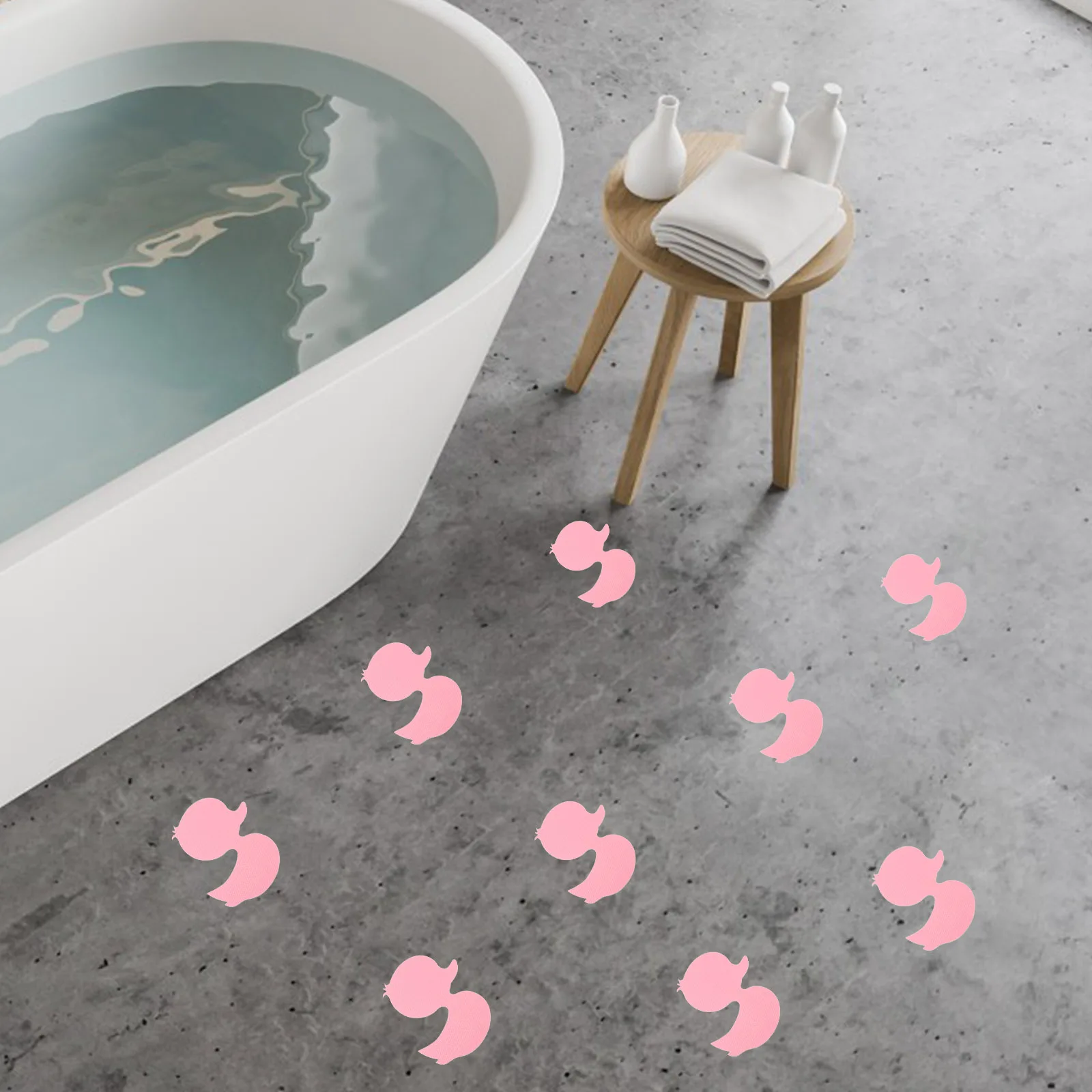 

12 Pcs Non-slip Stickers Bathtub Grips Bathroom Anti-skid Disposable Bathtime Decals Peva for Decor