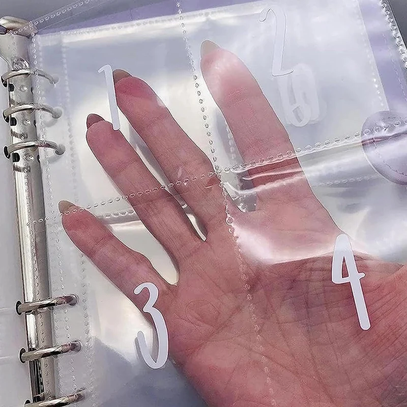 1Set A5 Money Budget Binder Savings Book Makes Kit + Cash Envelopes Savings Challenges Book To Save 5,050 Black