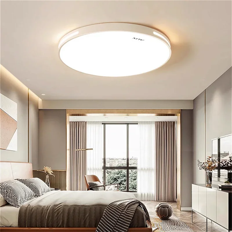 

Full Spectrum Led Ceiling Light Modern Simple Bedroom Energy Saving Ceiling Light Tricolour Indoor Lighting Lampara Techo FYCL