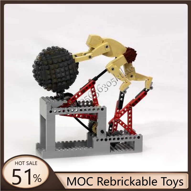 

NEW 475 PCS MOC Sisyphus Kinetic Sculpture Creative Modular Building Block Model Creative DIY Assembly Toy For Boy Birthday Gift