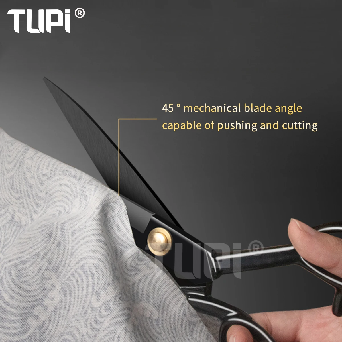 TUPI Professional Tailor Scissors Stainless Steel Tailor Shears Sewing Scissors for Fabric Clothes Needlework Cutter DIY Tool