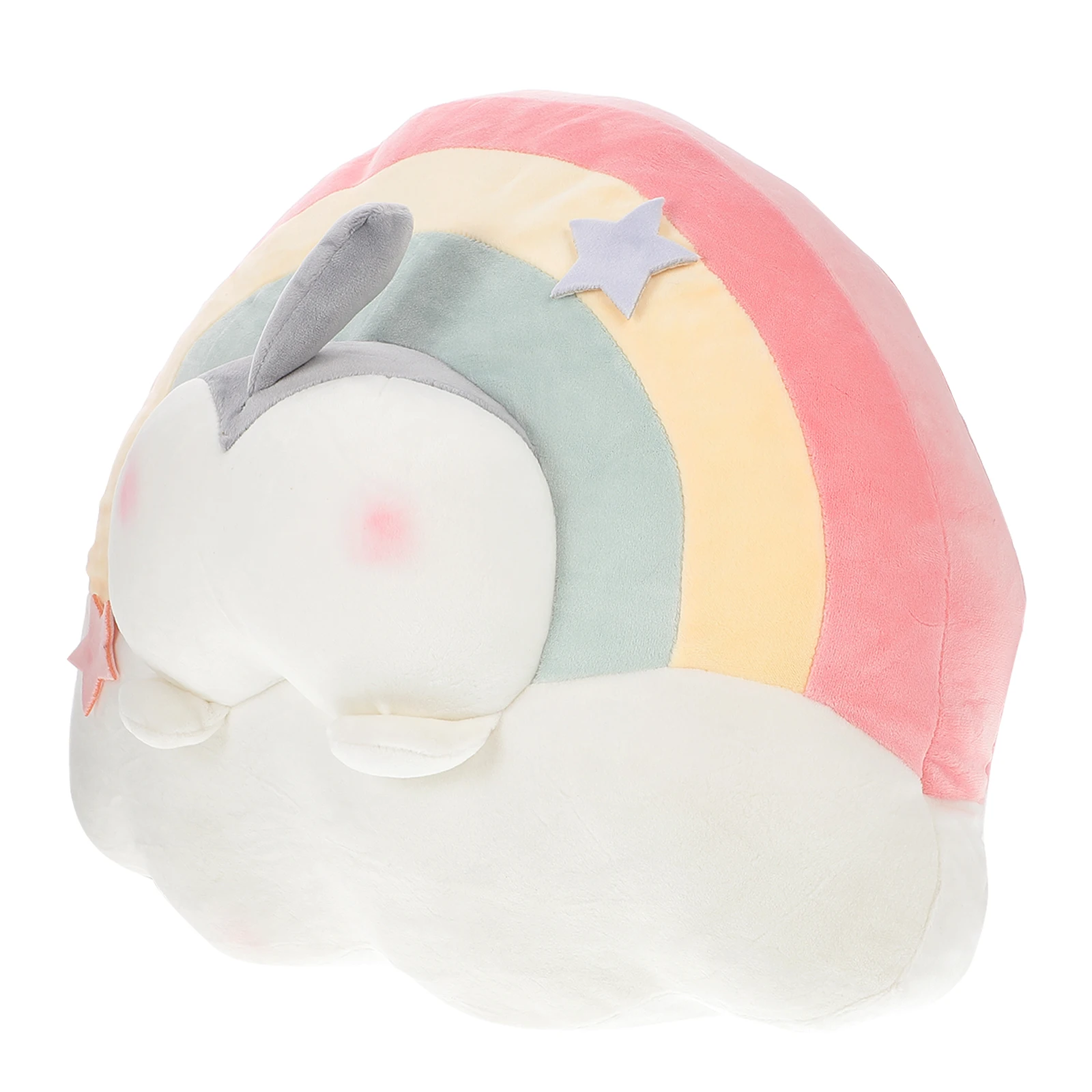 

Rainbow Animal Pillow Kawaii Cartoon Decor Sofa Cushion Creative Fabric Toy No Smell No Fading Bedroom Living Room