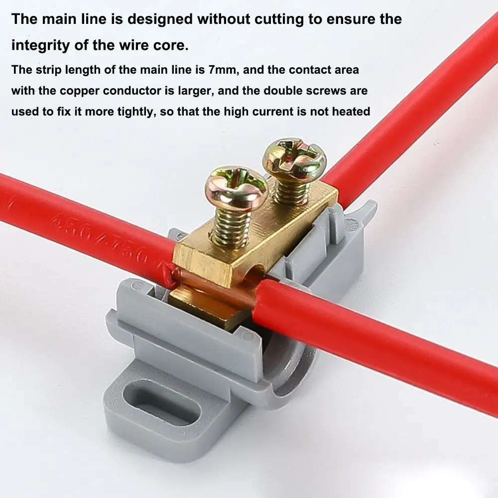 Docking High Power High Power Splitter Conductor Brass Quick Terminal Block Terminal Blocks Electrical