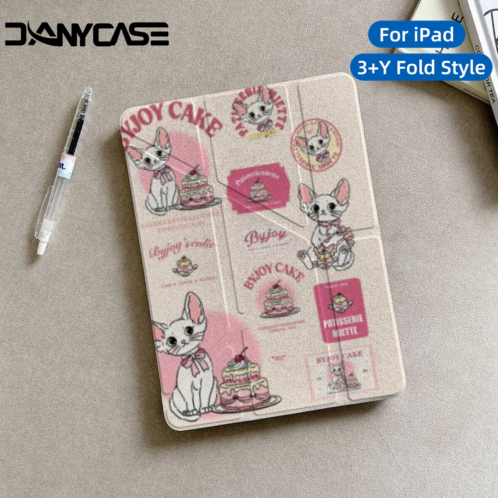 

For iPad Case A16 11th 2025 10.2 9th 8th 7th Generation Pro 11 13 2024 12.9 Cover Pencil Holder Funda For iPad Air 5 4 13 11 1 2
