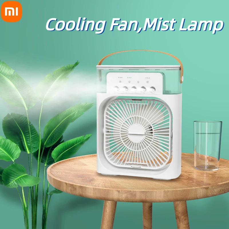 

Xiaomi USB Water Mist Fun Humidification Fan Home Outdoor Spray Electric Fan Cooling Air Conditioner Creative Humidifier Fan