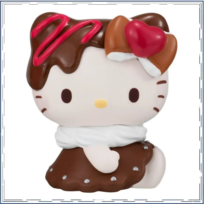 

Gashapon Hello Kitty Pochacco Chocolate Modeling Doll Q-version Room Ornament Collection Ornament