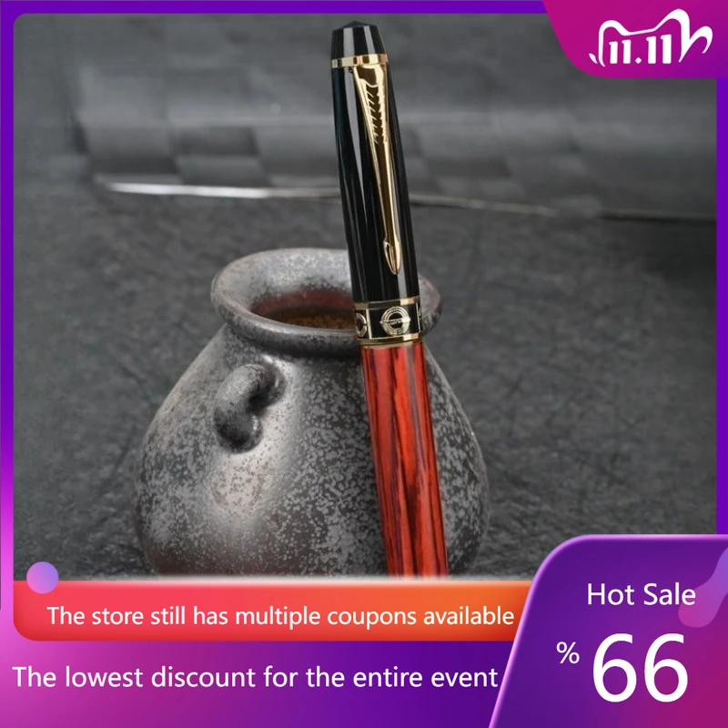 2025-wingsung-pluma-estilografica-de-madera-roja-yongshen-plumas-populares-practicando-caligrafia-doblada-curvada-07mm-punta-con-capucha-regalo-papeleria