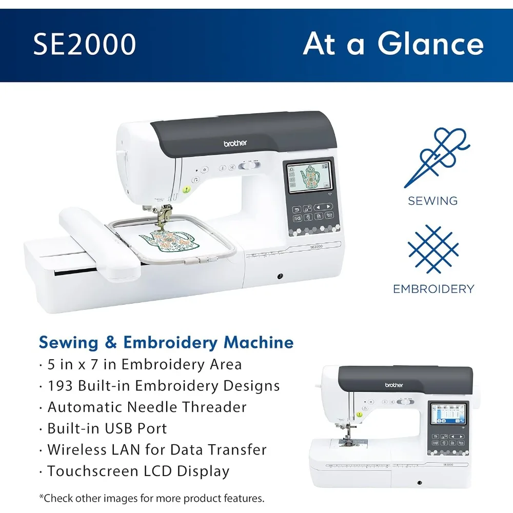 Sewing and Embroidery Machine Computerized
