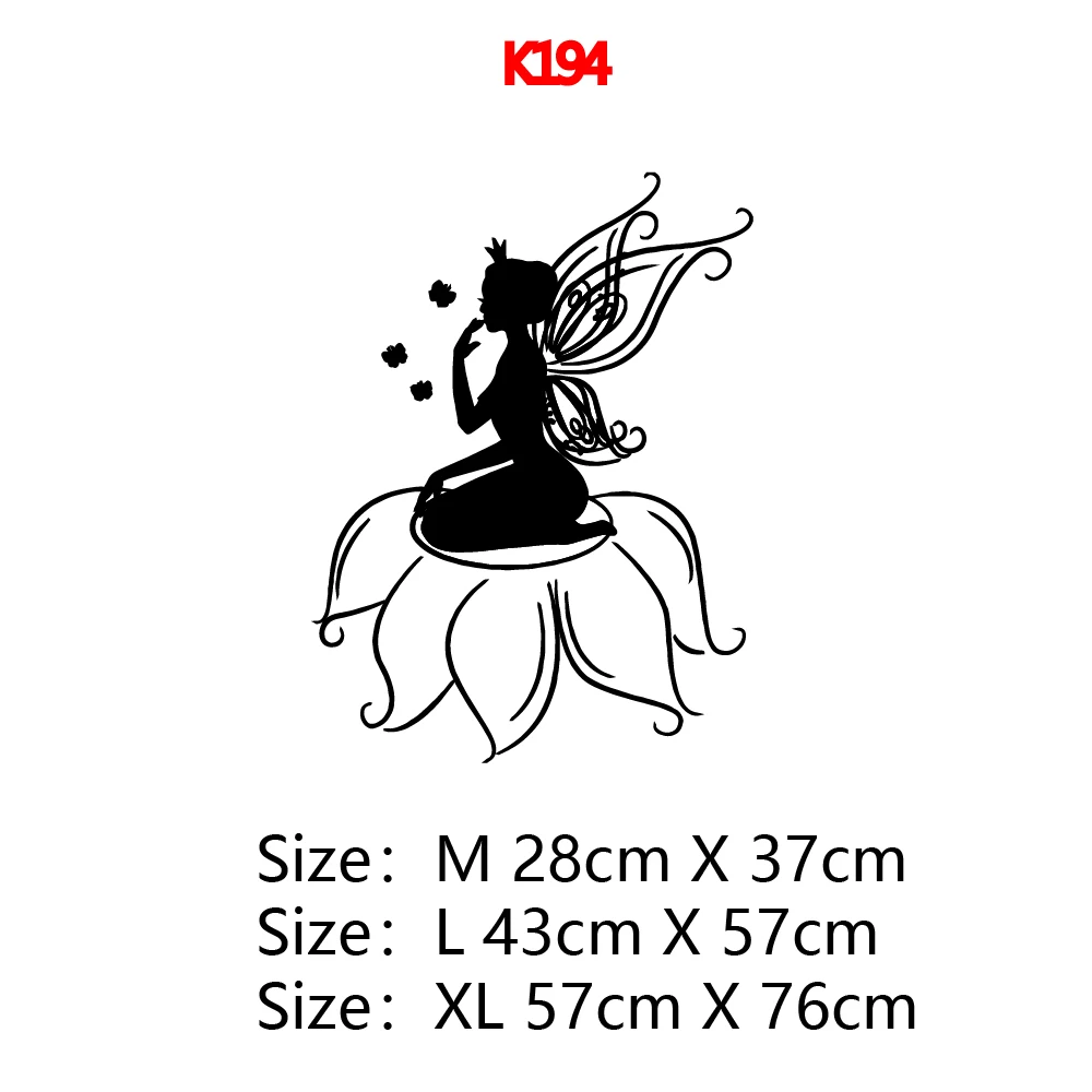 1PC Romantic Fairy Decorative Sticker Waterproof Home Decor For Bedroom Decor Decoration Accessories Murals