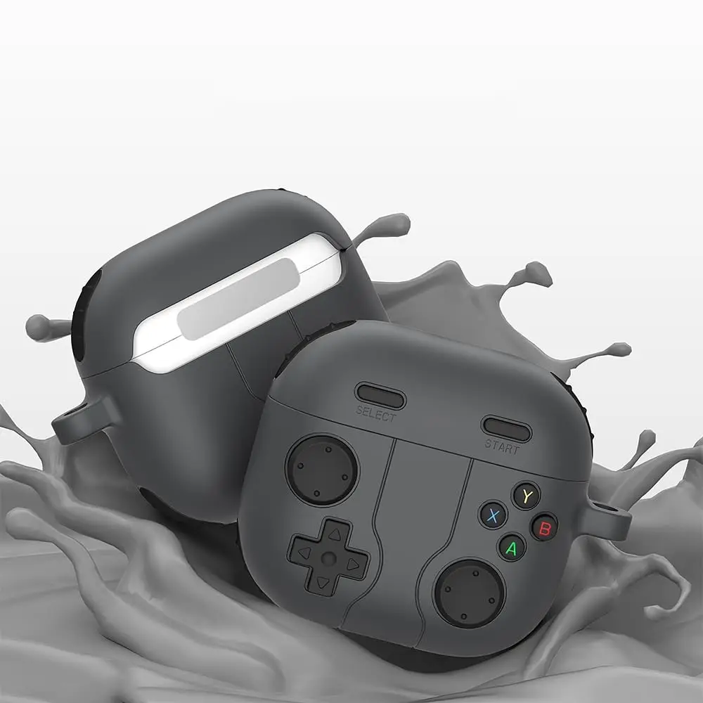 2025 غطاء من السيليكون لأجهزة Airpods 4 الجيل لطيف الكرتون مضحك غطاء مع مجموعة نظافة ل Airpods 4 غطاء مقاوم للصدمات Funda