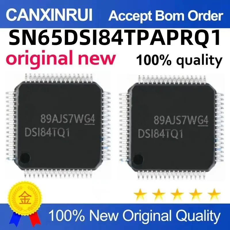 

SN65DSI84TPAPRQ1 Silkscreen DSI84TQ1 Bridge Transceiver IC HTQFP-64 Quality Assurance