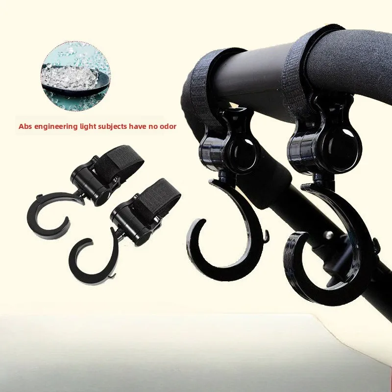 

Universal Stroller Hook for Electric Bikes and Motorcycles, Front-mounted Food Delivery Hook with 360-degree Rotation