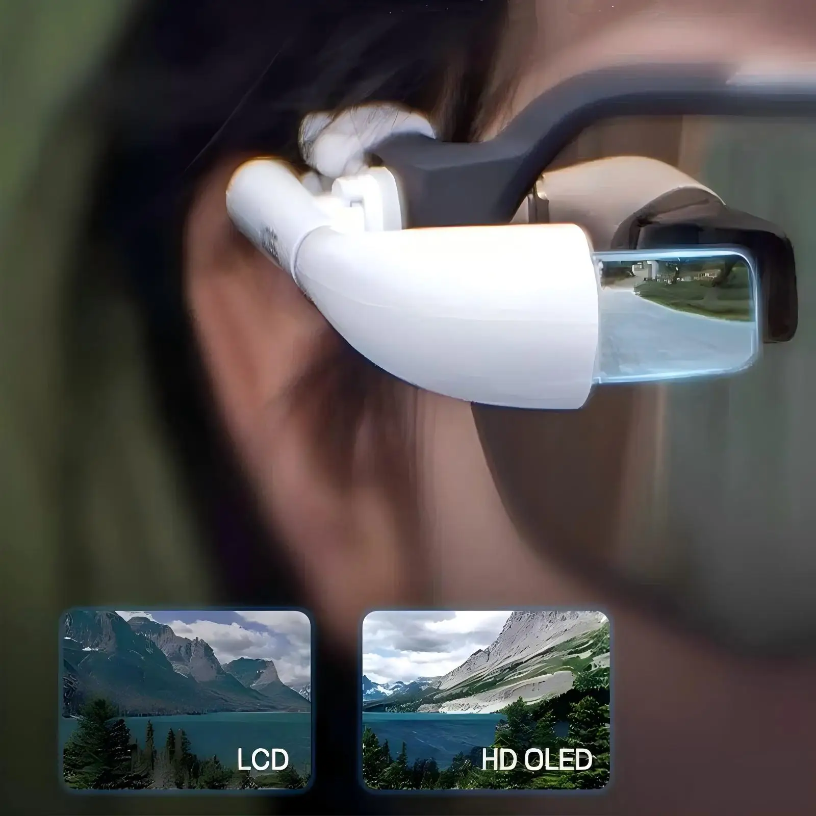 Smart AR HUD Cycling Glasses with Intelligent AI 3D Style for Outdoor Adventures