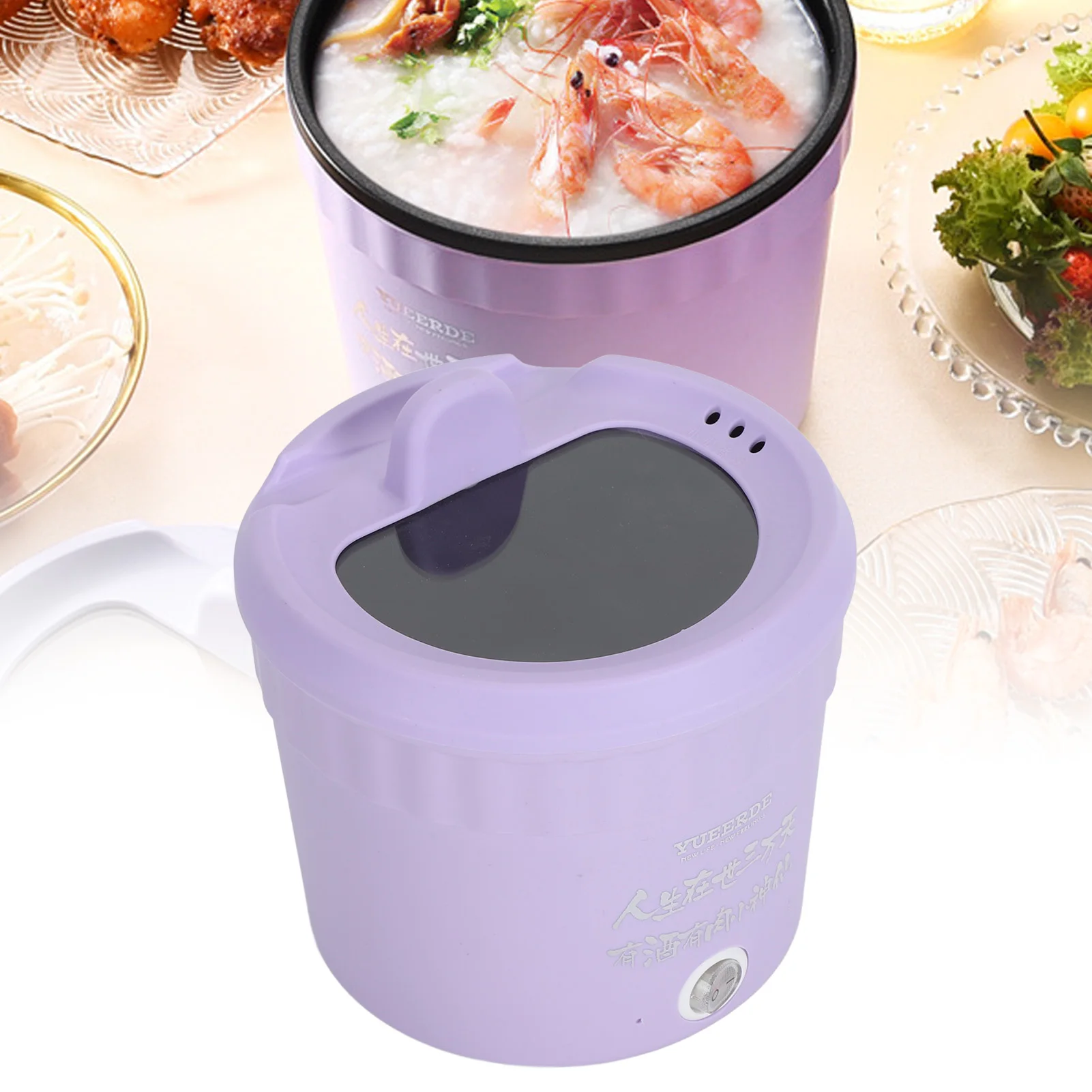 Ramen Cooker 450W Multifunctional Electric Cooker Auto Power Off 1.2L  Easy To Clean Non Stick for Kitchen