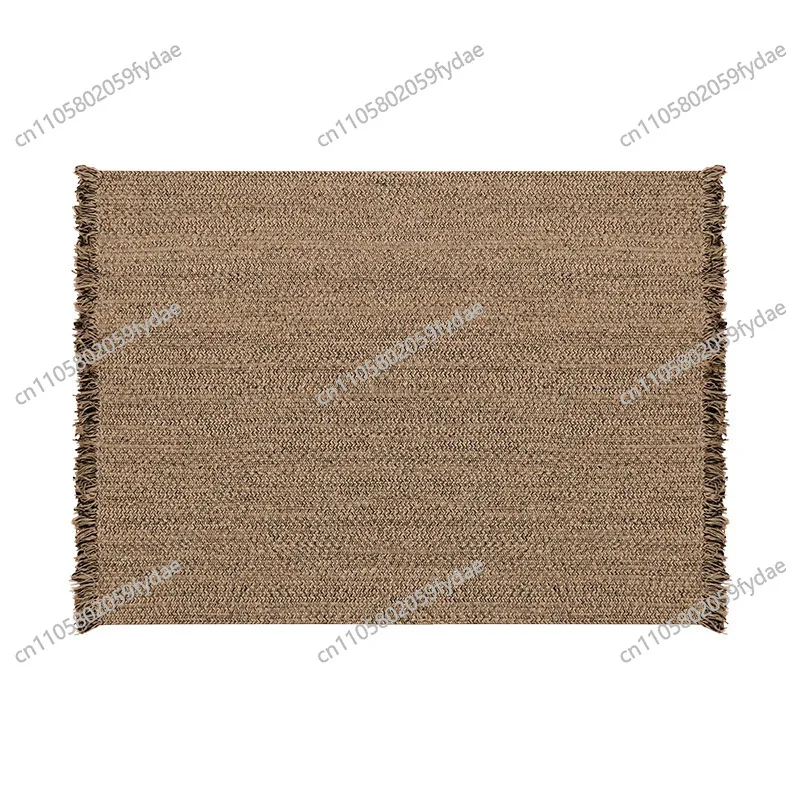 jute carpet, living room sofa cushion, bedroom bedside blanket, dirt-resistant and easy to take care of, can be customized