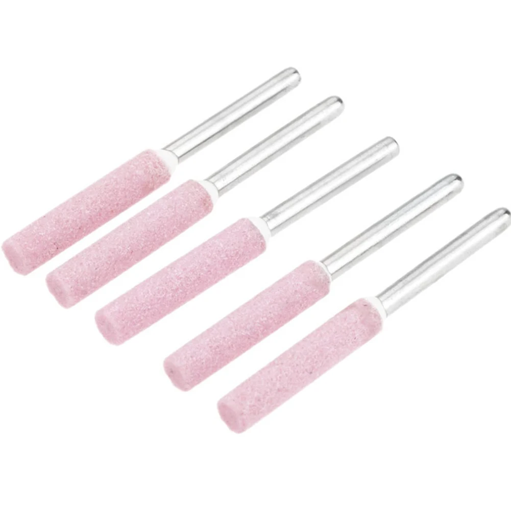 32-Piece Pink Diamond Chainsaw Sharpener With 120 Grit For Polishing, Grinding, And Rasp Tools Suitable For Metal Wood Plastic